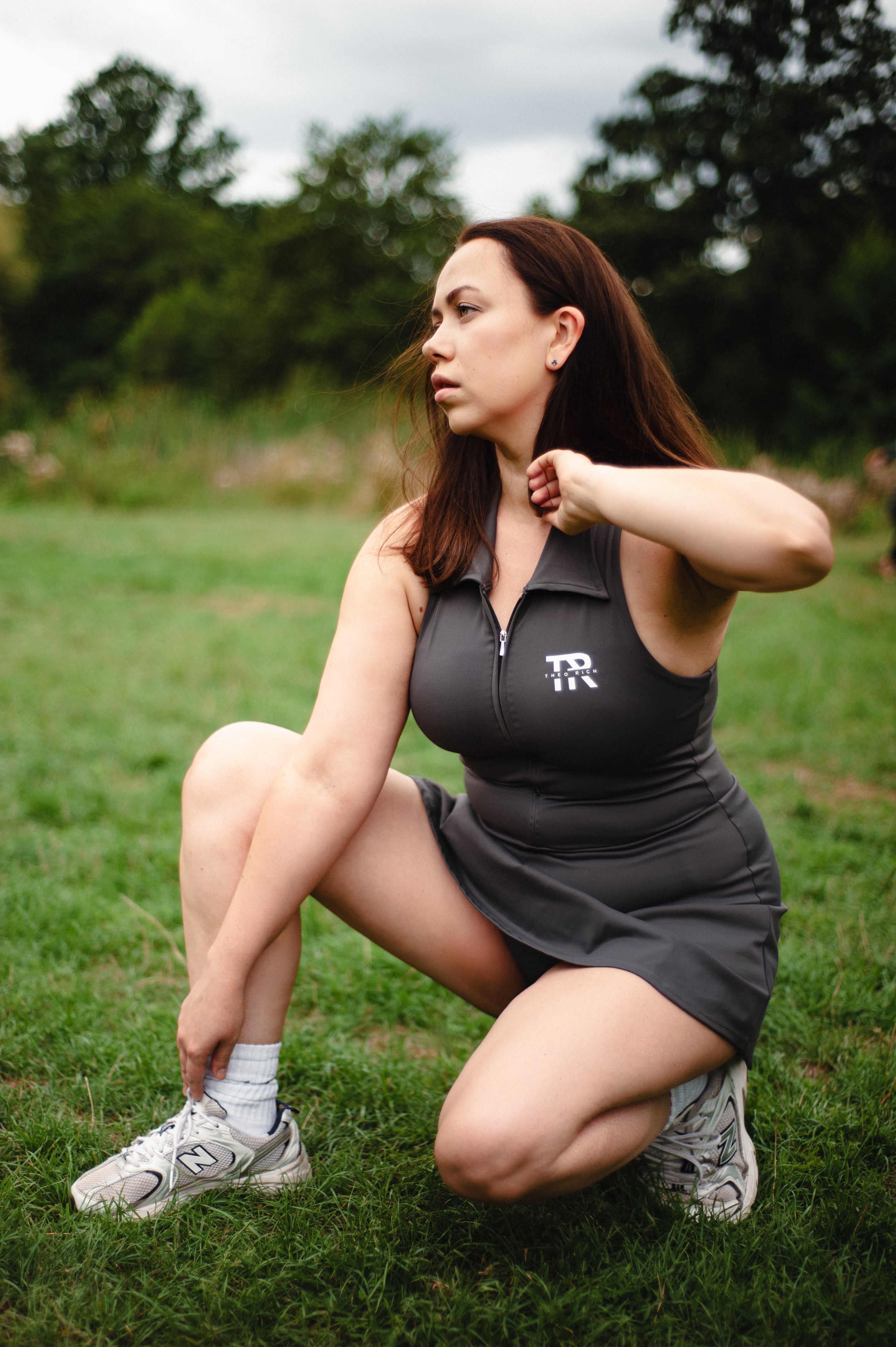 Polokleid Tennis Grey